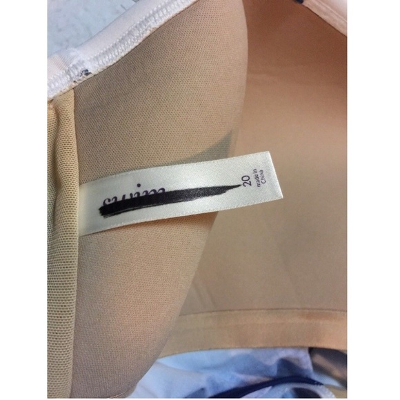 Lane Bryant 20 Tankini Top Ombré Shelf Bra Swim - Picture 8 of 8